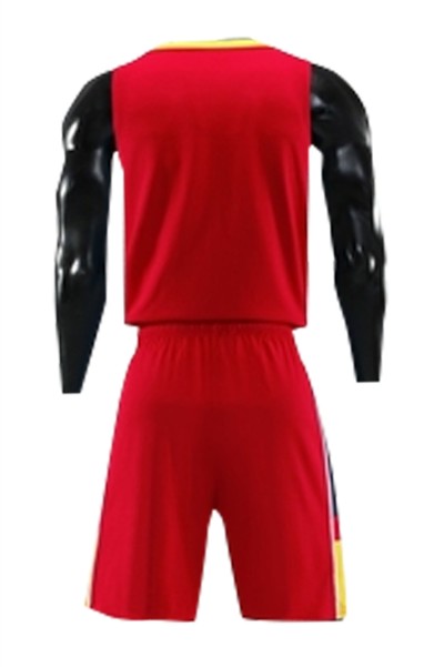 SKWTV060 custom basketball suit wave shirt design breathable wave shirt center detail view-6